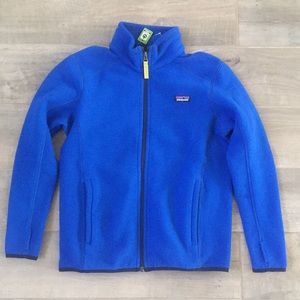 Boys size 12 blue Patagonia Fleece Jacket